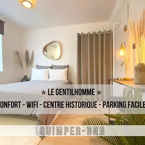Le Gentilhomme - - Entree Autonome - Plein Centre Historique Appartement Quimper